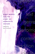 Eight Words for the Study of Expressive Culture cover