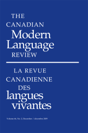 Cover thumnail for Volume 66, Number 2, December / decémbre 2009