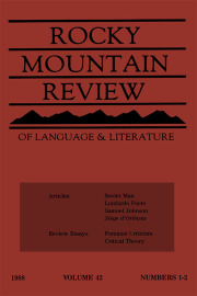 Cover thumnail for Volume 42, Numbers 1-2, 1988