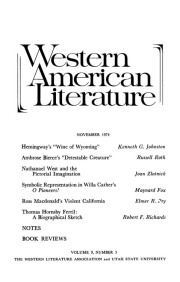 Cover thumnail for Volume 9, Number 3, Fall 1974