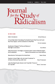 Cover thumnail for Volume 14, Number 2, Fall 2020