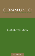 Communio: International Catholic Review cover