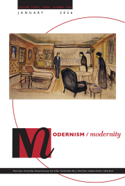 Cover thumbnail for Modernism/modernity
