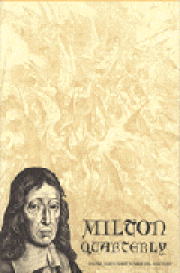 Cover thumbnail for Milton Quarterly