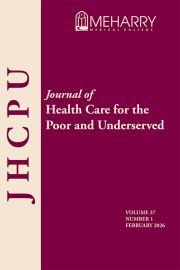Cover thumbnail for Journal of Health Care for the Poor and Underserved