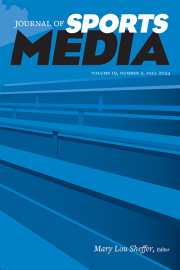 Cover thumbnail for Journal of Sports Media